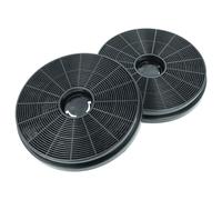 vhbw 2x Filtres à charbon actif compatible avec Klarstein Victoria, DeLorean hotte aspirante - 17,5 cm