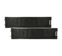 vhbw 2x Filtres à charbon actif compatible avec Miele DA 3486, DA 3490, DA 3490-90, DA 3491, DA 3492, DA 3496 hotte de cuisine - 49 x 11,3 x 2,8 cm