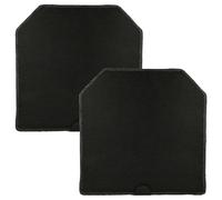 vhbw 2x Filtres à charbon actif compatible avec Miele DA 447-4, DA 447, DA 249-4, DA 249-2, DA 446-4, DA 446 hotte aspirante - 24,5 x 24,5 x 2 cm