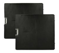 vhbw 2x Filtres à charbon actif compatible avec Miele DA 769x W, DA 699x W, DA 6999 W, DA 6998 W hotte aspirante - 34 x 31 x 2,2 cm