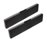 vhbw 2x filtres à charbon actif compatible avec Miele DA1055-55, DA1060, DA1100, DA1160, DA1200 hotte de cuisine - 43 x 10 x 2 cm, charbon actif