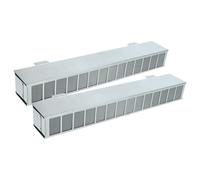 vhbw 2x Filtres à charbon actif compatible avec Miele DAD 4x4x hotte aspirante, régénérant