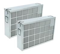 vhbw 2x Filtres à charbon actif compatible avec Miele DAS 8x30, DAS 4x40 hotte aspirante, régénérant