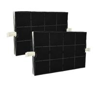 vhbw 2x Filtres à charbon actif compatible avec Neff D69S57N0, AI200101, D8680N2, D8680N1, D8620N0, D8181N0 hotte aspirante - 36.7 x 20.0 x 2.4 cm