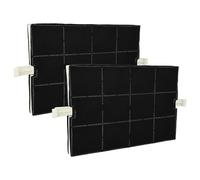 vhbw 2x Filtres à charbon actif compatible avec Siemens LC66950, LC9X150, LC91150, LC90150, LC75952, LC66951 hotte aspirante - 36,7 x 20,0 x 2,4 cm