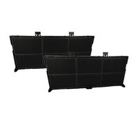 vhbw 2x Filtres à charbon actif compatible avec Siemens LI67RA540, LI67RA530C/03, LI67RA53003, LI67RA530/04, LI67RA530-02 hotte aspirante