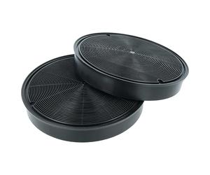 vhbw 2x Filtres à charbon actif compatible avec Smeg KICV90BL | KMN75AN, KMN75AB, KMN75X, KICGR70X, KICGR52X, KDC91XE2, KDC61XES hotte aspirante