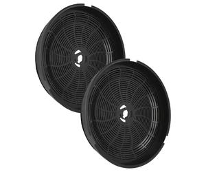 vhbw 2x Filtres à charbon actif compatible avec Smeg KSED95NEE, KSED95AE, KT100BLE VICTORIA, KT100BLE, KSVV90NX, KSVV90NRA, KSED95XE hotte aspirante