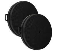 vhbw 2x Filtres à charbon actif compatible avec Thermor HT3600M2-M3, HT3601B1-M1, HT3621B1-M1, HT6415B hotte aspirante - 21 cm