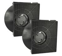 vhbw 2x Filtres à charbon actif compatible avec Whirlpool AKR 643, AKR 692, AKR 693, AKR 690, AKR 691 AV hotte aspirante - 21,3 x 20,7 x 4,1 cm