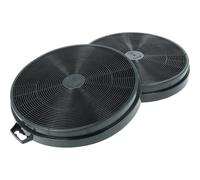 vhbw 2x Filtres à charbon actif compatible avec Whirlpool CP 120 DXIXOP 2BNV, CP 120 IXBNV 1C, CP 120 SXIXOP 2BNV hotte aspirante - 20,2 cm