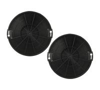 vhbw 2x Filtres à charbon actif compatible avec Zanussi ZHC9131X, ZHG511G, ZHC6131X, ZHG51250GA, ZHG51260GA, ZHG512G hotte aspirante - 15 cm