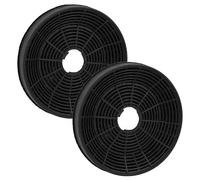 vhbw 2x Filtres à charbon actif remplacement pour Amica KF 17146 pour hotte aspirante - 16 cm