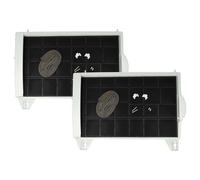 vhbw 2x Filtres à charbon actif remplacement pour Balay LZ3BYN6, 3AB365T pour hotte aspirante - 45 x 32 x 4 cm