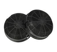vhbw 2x Filtres à charbon actif remplacement pour Eurofilter FKS479 pour hotte aspirante - 15,3 cm