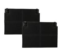 vhbw 2x Filtres à charbon actif remplacement pour FABER 5403001, EFF70 pour hotte aspirante - 19,5 x 13,9 x 2,2 cm