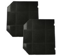 vhbw 2x Filtres à charbon actif remplacement pour FABER Model EFF72 pour hotte aspirante - 26,5 x 23,7 x 1,6 cm
