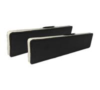 vhbw 2x Filtres à charbon actif remplacement pour Miele DKF 21 | DKF 18, DKF 18-1, DKF 18-2, DKF 20, DKF 20-1 pour hotte aspirante - 43 x 10 x 2 cm