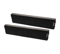 vhbw 2x Filtres à charbon actif remplacement pour Miele DKF13-1, DKF131 pour hotte de cuisine - 49 x 11,3 x 2,8 cm