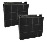 vhbw 2x Filtres à charbon actif remplacement pour Privileg C00090935, 484000008575, C00380078 pour hotte aspirante