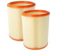 vhbw 2x Filtres à lamelles compatible avec Nilfisk - Alto Aero 440, 400, 840 A, 800 A, 640, 600 aspirateur à main