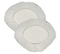 vhbw 2x Filtres à membrane compatible avec Würth ISS 55, ISS 45, ISS 35, ISS 32 aspirateur - Lot de filtres textiles blanc