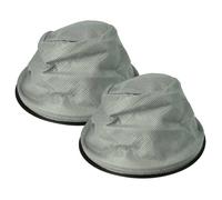 vhbw 2x Filtres à sac compatible avec Kaminer aspirateur à cendres 10L/15L aspirateur de cheminée - Filtre de rechange, lavable gris/noir