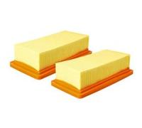 vhbw 2x Filtres aspirateur, compatible avec Kärcher AD 3.200, AD 3.000, AD 3, AD 3 Premium, AD4, AD 4 G