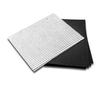 vhbw 2x filtres compatible avec Candy 60cm hotte aspirante - 1x filtre à charbon actif, 1x filtre à graisses