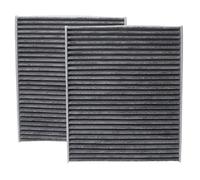 Vhbw 2x Filtres D'habitacle Charbon Actif Remplacement Pour Hoffer 17527k-X2 Pour Voiture