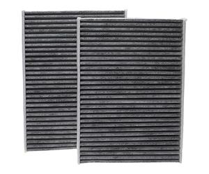 vhbw 2x Filtres d'habitacle charbon actif remplacement pour Valeo 560632, 715835 pour voiture