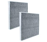 vhbw 2x filtres d'habitacle remplacement pour Alco Filter MS-6391 | pour voiture - charbon actif