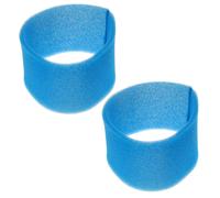 vhbw 2x Filtres en mousse remplacement pour Kärcher 6.402-024.0 pour nettoyeur à vapeur - Lavable, bleu