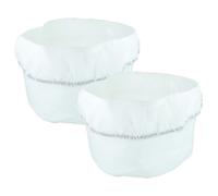 vhbw 2x Filtres fins compatible avec Thomas Inox 45 S professional, 30 Professional aspirateur - Filtre en toison blanc