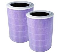 vhbw 2x Filtres HEPA compatible avec Xiaomi Mi Air Purifier 3 purificateur d'air - Filtre avec charbon actif intégré, antibactérien