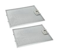 vhbw 2x filtres permanent à graisse compatible avec Neff D99S2N0GB/01, D99S2N1/01, D99S4N0/01, D99S4S0/01, D99S4W0/01 hotte de cuisine, métal