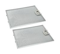 vhbw 2x filtres permanent à graisse compatible avec Siemens LC45620/02, LC45620/03, LC45650/01, LC45650/02, LC45650/03 hotte de cuisine, métal
