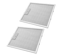 vhbw 2x filtres permanent à graisse remplacement pour Whirlpool ARI265861, ARI280008 pour hotte de cuisine - 30,55 x 26,75 x 0,85 cm, métal