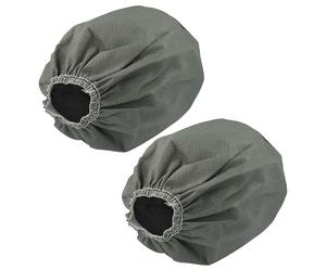 vhbw 2x Filtres textiles compatible avec Bosch AdvancedVac 20 aspirateur industriel sec et humide - Sac filtrant, lavable gris