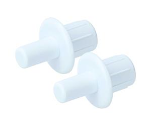 vhbw 2x Goupille pour charnière de porte remplacement pour Siemens 00632231 | 428473 pour congélateur, réfrigérateur combiné - Clapet de freezer