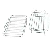 vhbw 2x Grille compatible avec Cookwise 9 l friteuse à air - 20 x 13,5 x 8 cm