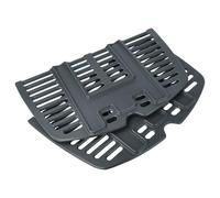vhbw 2X Grille Compatible avec Weber Q 100, 1000 Barbecue, Grill au gaz - Fonte 21 x 32 x 0,8 cm