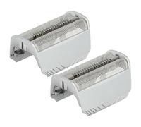 vhbw 2x Grille double compatible avec Braun 7514, 7510, 7504, 7505, 7493, 7475, 7497, 5746, 7511 rasoir électrique + cadre, argenté