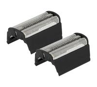 vhbw 2x Grille double compatible avec Braun Flex Integral 6510, 6512, 6015, 6518, 6520, 6513, 6515 rasoir électrique + cadre, noir
