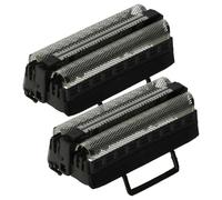 vhbw 2x Grille double compatible avec Eltron 4830 (48.0, 48.1, 48.3) rasoir électrique + cadre, noir/argenté
