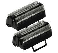 vhbw 2x Grille double compatible avec Lloyds T39.1 rasoir électrique + cadre, noir/argenté