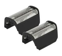 vhbw 2x Grille double de rasoir électrique compatible avec Braun 7680, 7690, 7570, 7630, 7540, 7650, 7664, 7564, 7640, 7546 + cadre, noir