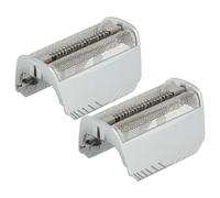 vhbw 2x Grille double remplacement pour Braun 30B, 30B Mul, 30S pour rasoir électrique + cadre, argenté