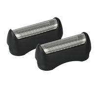 vhbw 2x Grille remplacement pour Braun 11B pour rasoir électrique + cadre, noir/argenté