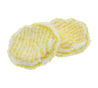 vhbw 2x Housses compatible avec Kärcher SC 2 EasyFix Premium, SC 2 Deluxe EasyFix Premium nettoyeur à vapeur - blanc/jaune